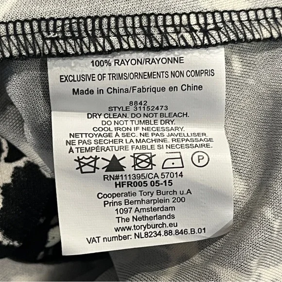 Tory Burch Sophia Print A-Line Dress (as seen on Kate Middleton) - Size Medium - Picture 16 of 16